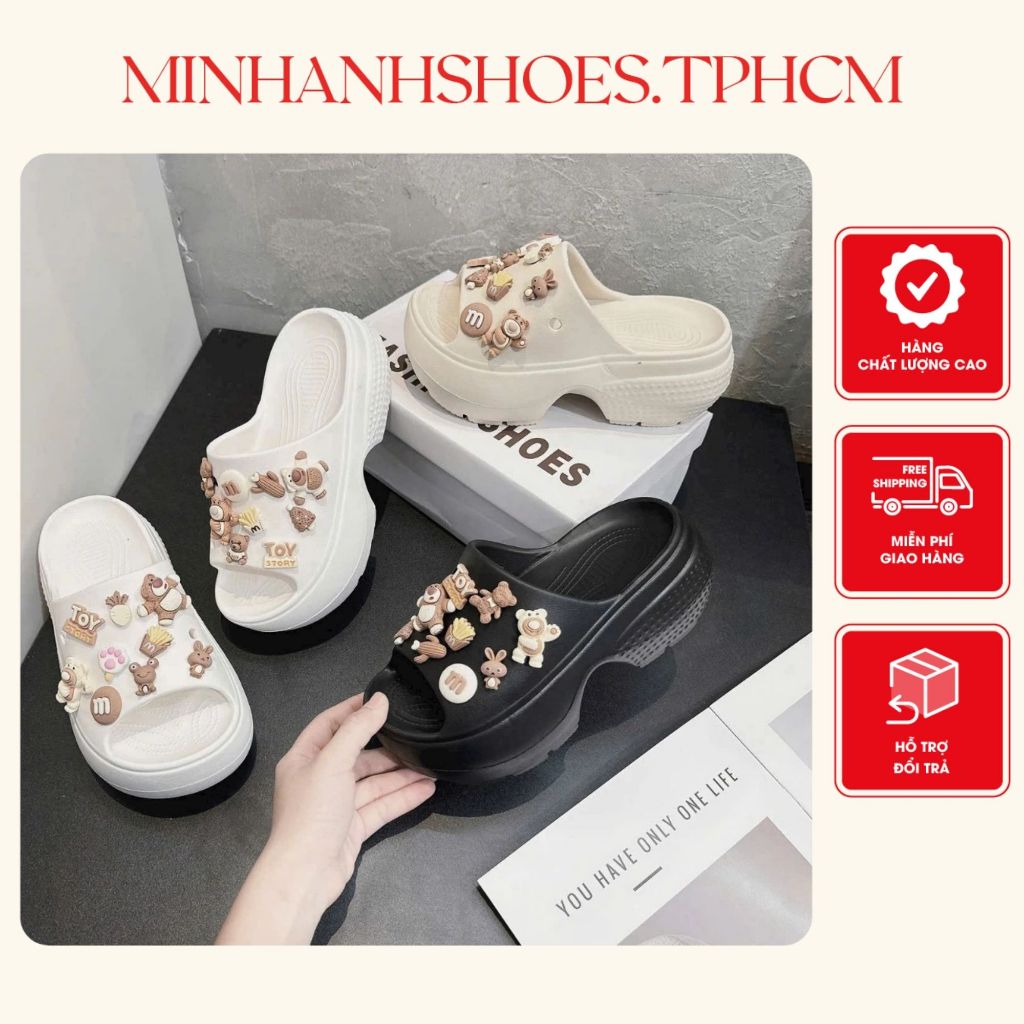 Dép nữ đế cao 6,5CM siêu nhẹ Xinh Xắn linh hoạt Chất liệu tốt Tự nhiên ( 312 )