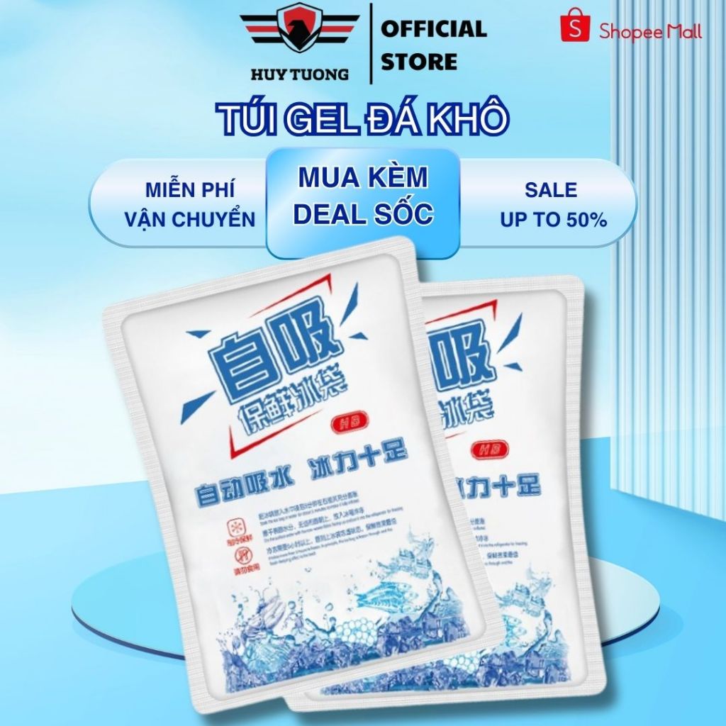 Ảnh Combo 10 Túi gel đá khô giữ lạnh lâu dùng được nhiều lần, sử dụng làm lạnh thức ăn, túi y tế...· 1