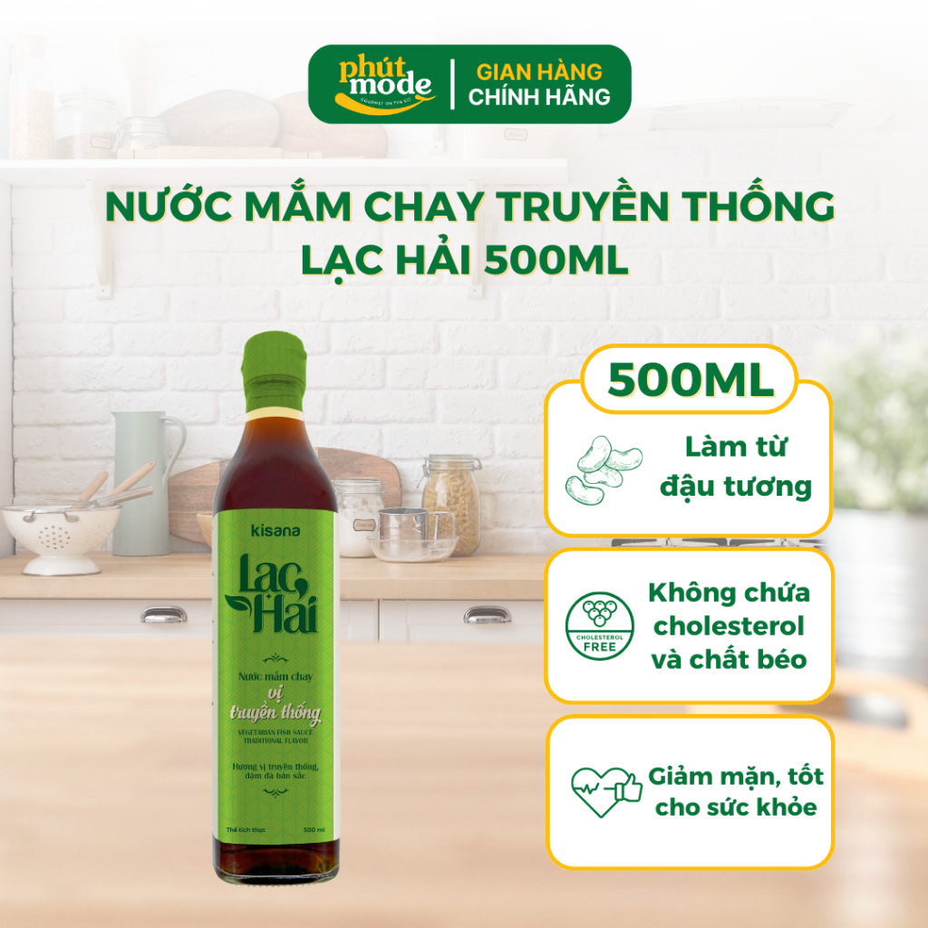 Nước mắm chay Lạc Hải Kisana 500ml Các Loại – Thơm ngon đậm vị, bí quyết cho bữa ăn thêm đậm đà