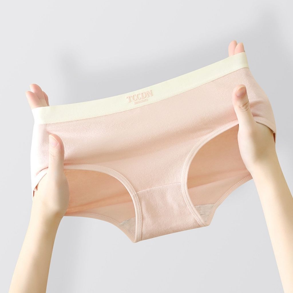 Quần lót cotton nữ cao cấp dày dặn thoáng khí đáy lót 2 lớp chắc chắn kiểu dáng basic LANIXA L4111