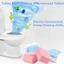 VIÊN KHỬ KHUẨN BỒN CẦU HƯƠNG NƯỚC HOA - Viên Thả Bồn Cầu Diệt Khuẩn Toilet,Hộp 12 Viên Khử Mùi Bồn Cầu Thơm Mát Dài Lâu