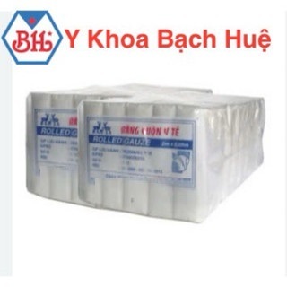 Băng cuộn vải Đông Pha 2m5 x 9cm, băng cuộn y tế Đông Pha chất liệu cotton,mềm mại, co giãn
