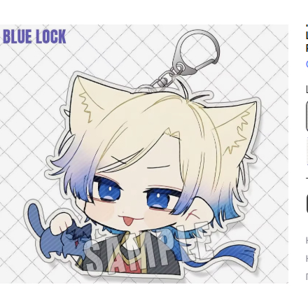 Móc khoá anime blue lock michael kaiser