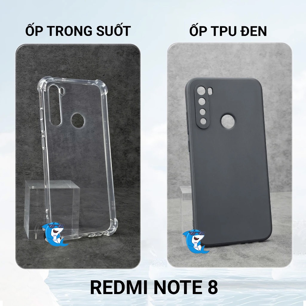 Ốp lưng Redmi note 8, note 8 pro bảo vệ cam điện thoại toàn diện cạnh vuông nhựa dẻo tpu bibi glass