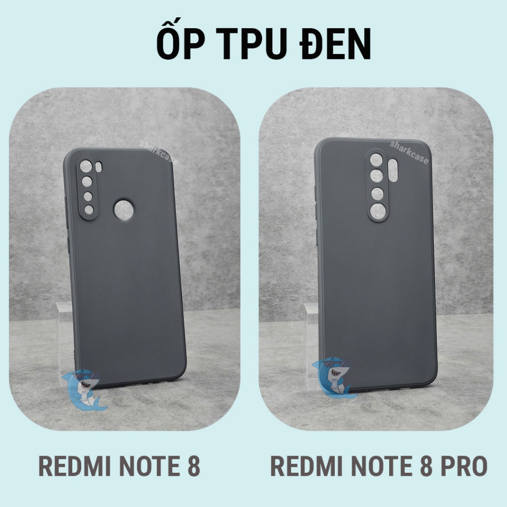 Ốp lưng Redmi note 8, note 8 pro bảo vệ cam điện thoại toàn diện cạnh vuông nhựa dẻo tpu bibi glass