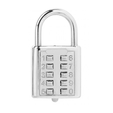 Ổ khóa mini dạng bấm, khóa mã số inox chống gỉ, khóa vali, khóa tủ loker không dùng chìa chống trộm an toàn