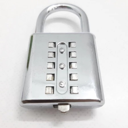 Ổ khóa mini dạng bấm, khóa mã số inox chống gỉ, khóa vali, khóa tủ loker không dùng chìa chống trộm an toàn