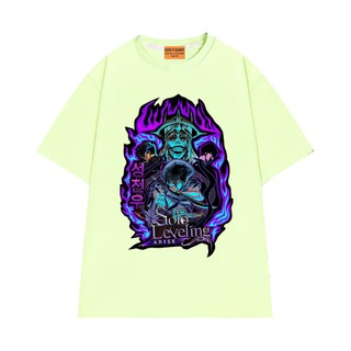 Áo Thun NGỐ TEE Anime Trending Solo Leveling Sung Jin Woo Chất Vải Cotton 75 Mềm Mịn Thoáng Mát
