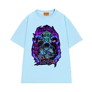 Áo Thun NGỐ TEE Anime Trending Solo Leveling Sung Jin Woo Chất Vải Cotton 75 Mềm Mịn Thoáng Mát