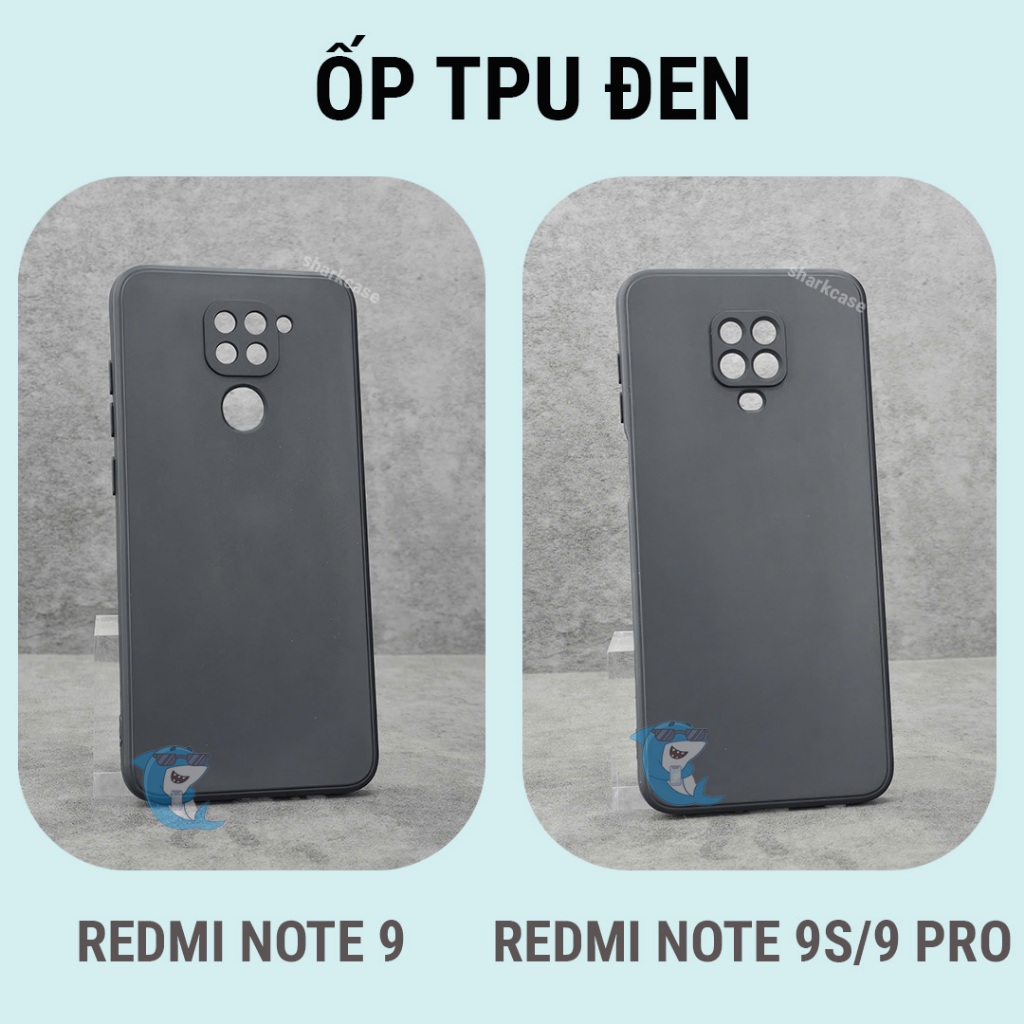 Ốp lưng Redmi Note 9s / 9 Pro bảo vệ cam điện thoại toàn diện cạnh vuông nhựa dẻo tpu bibi glass