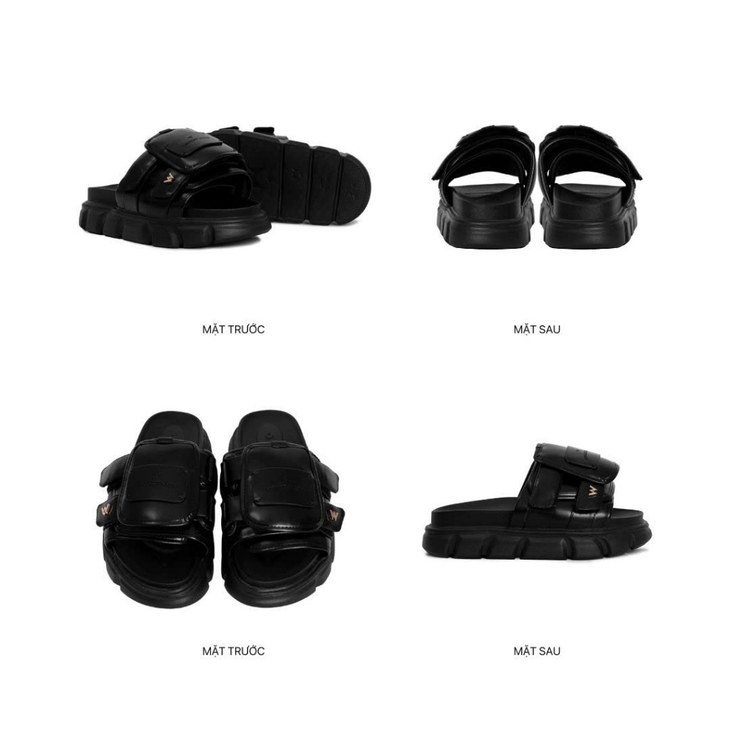 Ảnh Dép Sandal Nam Nữ Tăng Chiều Cao THE STRAP WOLF SLIDE SANDAL 2