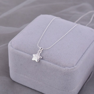 Vòng Cổ Ngôi Sao 5 Cánh Vòng Cổ Bạc PJN Hình Mặt Cười Tỏa Sáng Dành Cho Nàng Đi Học Đi Chơi VC05