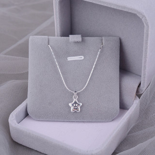 Vòng Cổ Ngôi Sao 5 Cánh Vòng Cổ Bạc PJN Hình Mặt Cười Tỏa Sáng Dành Cho Nàng Đi Học Đi Chơi VC05