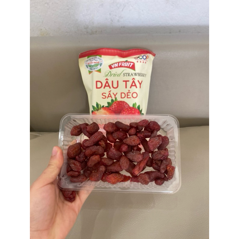Dâu Tây sấy dẻo Mộc Châu 200gr - Dâu Tây Mộc Châu( Dâu tây sấy dẻo htx Quyết Thanh)