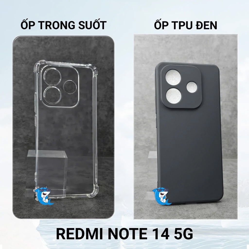 Ốp lưng Redmi note 14, 14 pro plus, pro+ 5G cạnh vuông bảo vệ cam vỏ bao điện thoại xiaomi