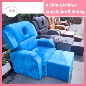Ghế foot massage, ghế masage chân - Nâng hạ điện tự động, bọc da, bọc nỉ, hàng đặt theo yêu cầu [Thiết bị spa 24h]