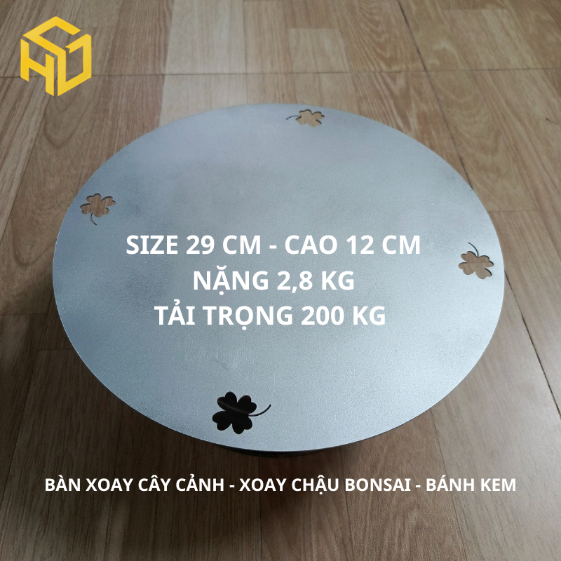 Bàn Xoay Bonsai 29cm Chịu Lực 200kg – Xoay 360 Độ, Hỗ Trợ Cắt Tỉa & Tạo Dáng Cây Cảnh Chuyên Nghiệp
