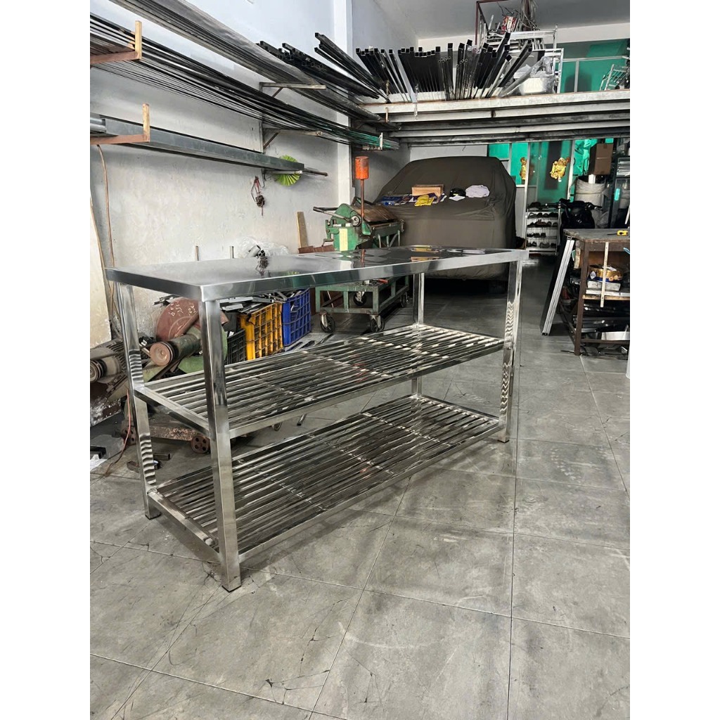 kệ inox thẻ đa năng để chén bát trong nhà bếp