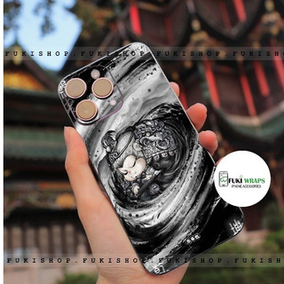 Miếng dán Skin Mặt lưng Sau full viền Wukong Dành Cho 16 pro max 15 pro max 14 pro max 13 pro max 12 pro max
