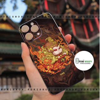 Miếng dán Skin Mặt lưng Sau full viền Wukong Dành Cho 16 pro max 15 pro max 14 pro max 13 pro max 12 pro max