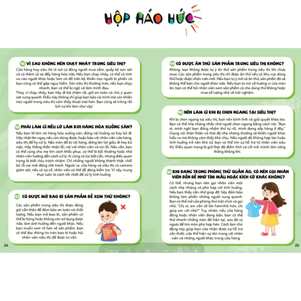Ảnh Hộp Háo Hức TRƯỞNG THÀNH HẠNH PHÚC 6-10T Bé Yêu Thích Văn Hóa Quê Hương Ứng xử văn minh 4