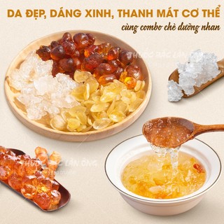 Bồ mễ, tuyết yến, nhựa đào, set nguyên liệu nấu chè dưỡng nhan, đẹp da, tốt cho sức khỏe - Lãn Ông