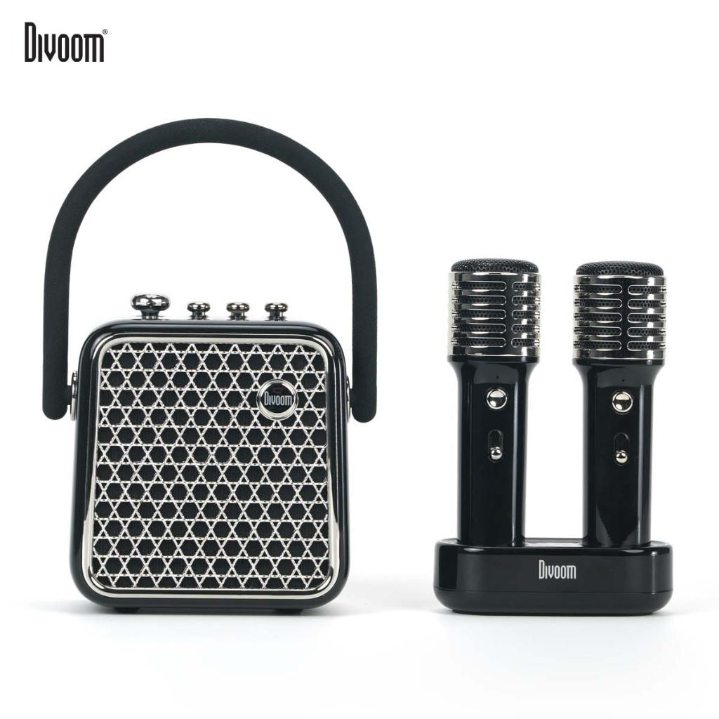 Ảnh Loa bluetooth karaoke Divoom Songbird-SE, 2 micro với 6 chế độ âm thanh, công suất loa 18W, kháng nước IPX4 1