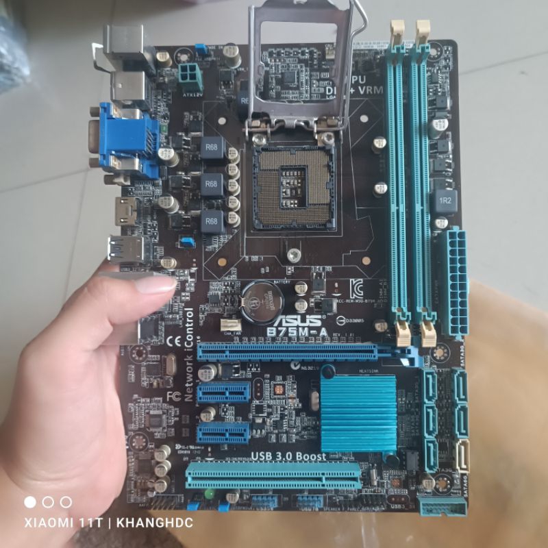 B75M A ASUS MAINBOARD MÁY VI TÍNH [KHÔNG KÈM THEO MIẾNG SẮT FE CHẶN ...