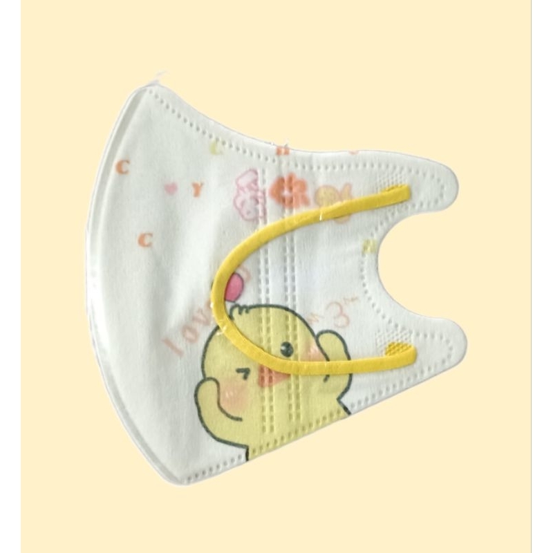 Khẩu Trang Hoạt Hình Vịt & Pokemon Cho bé 4-11T