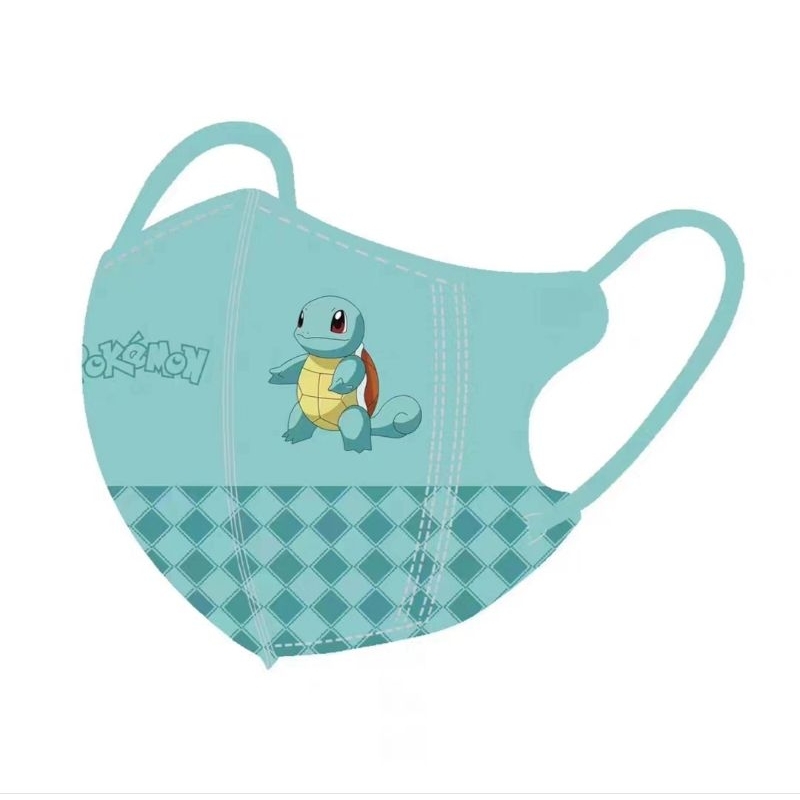 Khẩu Trang Hoạt Hình Vịt & Pokemon Cho bé 4-11T