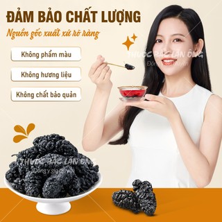 Quả dâu tằm khô 500g, dâu tằm nguyên trái, quả đều, dùng pha trà hoa quả, vị chua ngọt tự nhiên