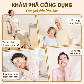 Quả dâu tằm khô 100g, dâu tằm nguyên trái, quả đều, dùng pha trà hoa quả, vị chua ngọt tự nhiên