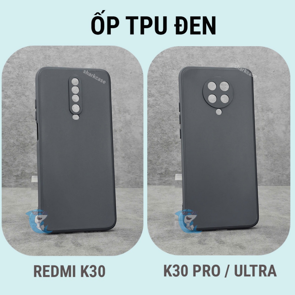 Ốp lưng Redmi K30 bảo vệ cam điện thoại toàn diện cạnh vuông nhựa dẻo tpu bibi glass