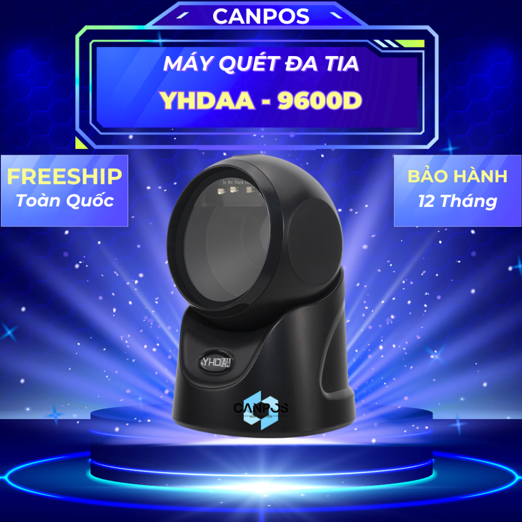 Máy quét mã vạch cao cấp YHD-9600D ( Quét mã vạch , Qr Code , CCCD ...