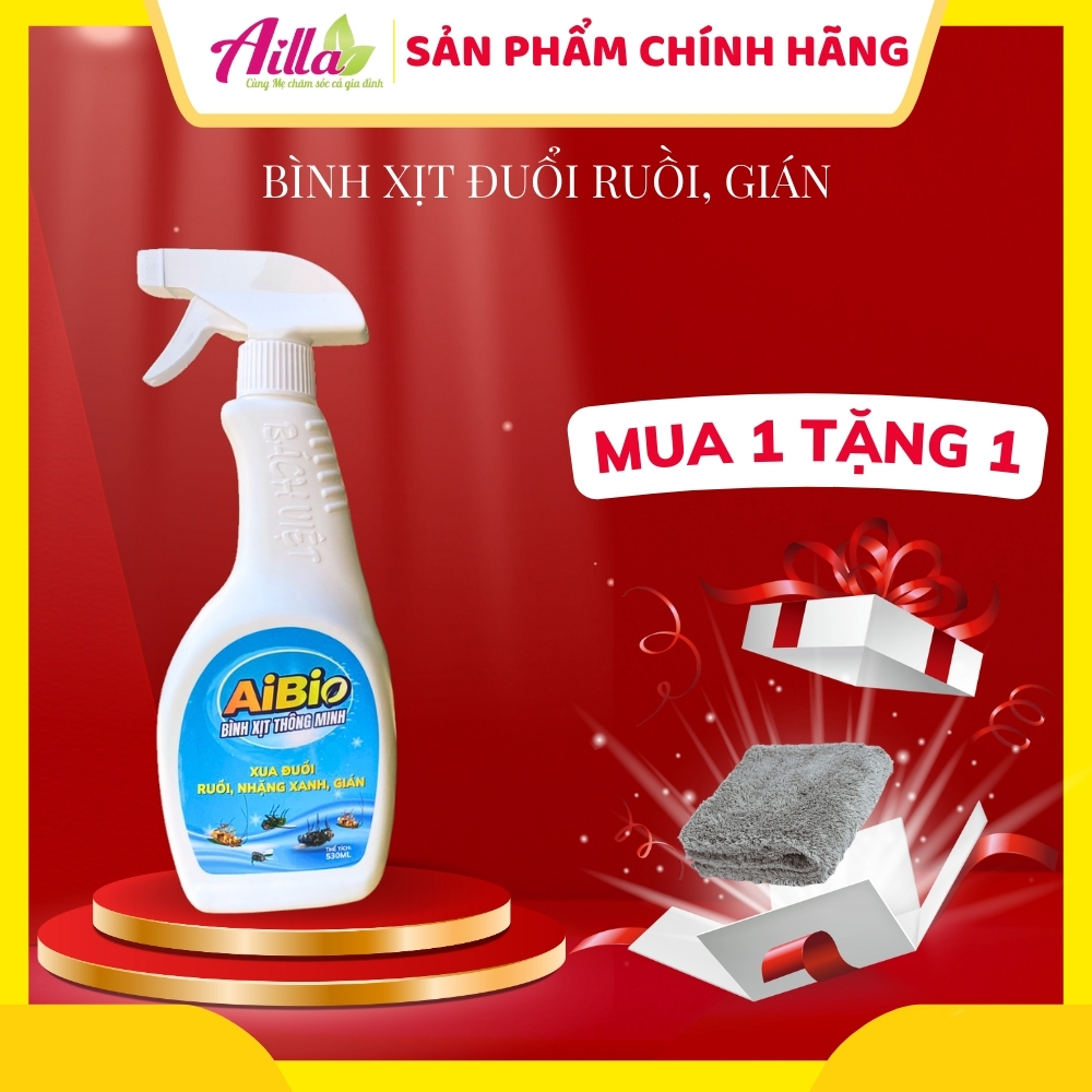 Bình Xịt Aibio Tiêu Diệt Ruồi, Nhặng Xanh, Gián Hiệu Quả, Không Mùi, An ...