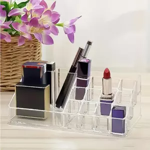 Khay kệ đựng mực Mica 16 ô trong suốt cao cấp