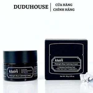 Kem Dưỡng Đêm Phục Hồi Da Klairs Midnight Blue Calming Cream 30ml Duduhouse