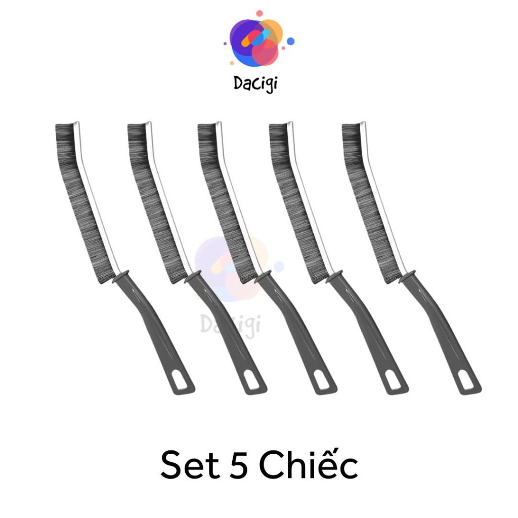 [COMBO 5 CHIẾC] Bàn chải vệ sinh khe hở nhà tắm, góc tường - Cọ vệ sinh khe cửa nhà bếp nhỏ gọn