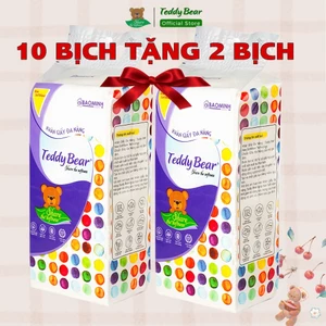 Giấy rút đáy Treo Tường TEDDY BEAR NewSoftWave 4 Lớp Dày Rút Đa Năng Chất Lụa Giấy Trắng dày dai