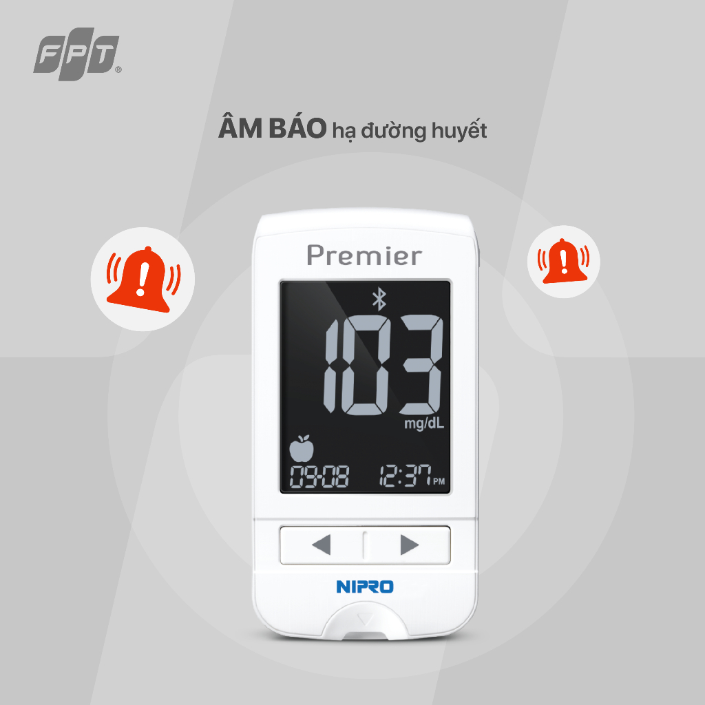 Ảnh Máy đo đường huyết Nipro Premier Alpha (mg/dL và mmol) 2