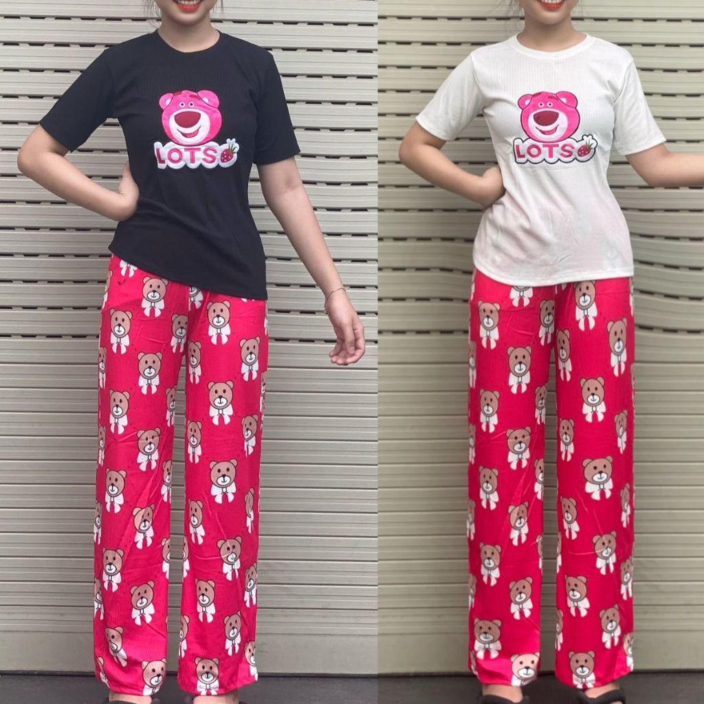 Đồ Bộ Nữ Bigsize Quần Ống Suông Có Túi Cạp Cao ESHOP DB168 Thun Cotton Co Giãn Form Rộng 45-85kg