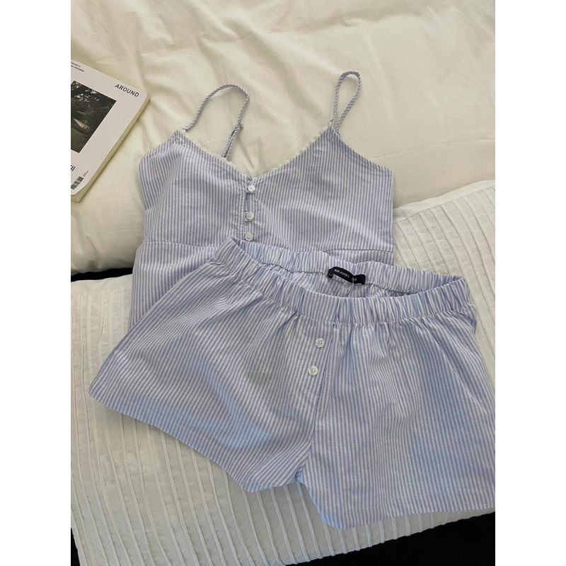Bộ đồ ngủ 2 dây Cottege