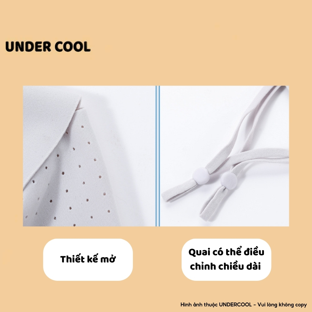 Khẩu Trang chống nắng UNDERCOOL - Siêu Nhẹ ,Có Lỗ Thoáng Khí Làm Mát ,Chống Nắng,Chống Bụi & Bảo Vệ Da Có Logo KT11