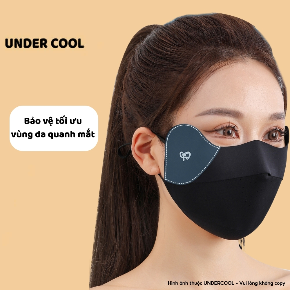 Khẩu Trang chống nắng UNDERCOOL - Siêu Nhẹ ,Có Lỗ Thoáng Khí Làm Mát ,Chống Nắng,Chống Bụi & Bảo Vệ Da Có Logo KT11