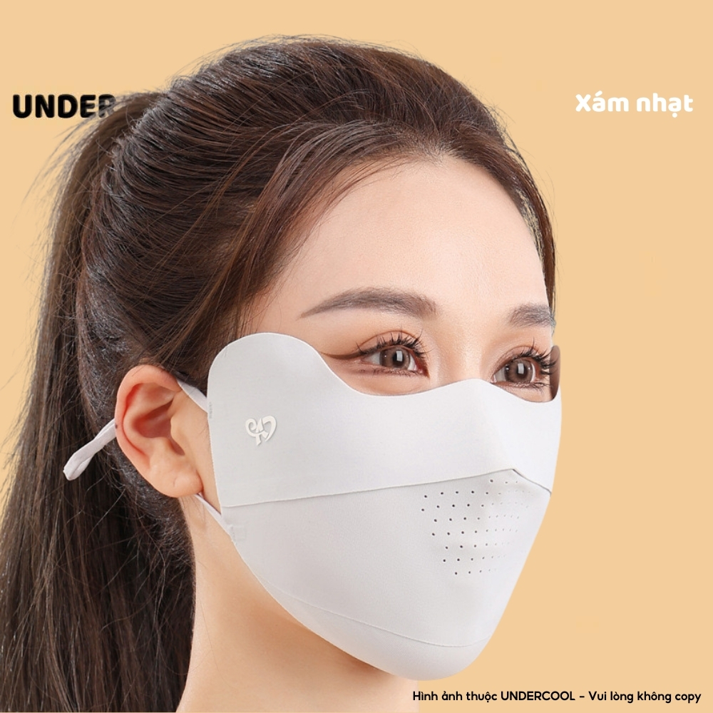 Khẩu Trang chống nắng UNDERCOOL - Siêu Nhẹ ,Có Lỗ Thoáng Khí Làm Mát ,Chống Nắng,Chống Bụi & Bảo Vệ Da Có Logo KT11