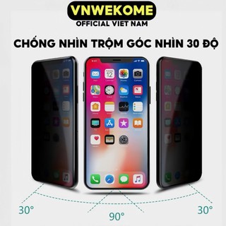 Kính Cường Lực iPhone KK Chống Nhìn Trộm 4D, Tự Dán, Full Màn - iP 6/6s/7/8/Plus/X/XS/XR/11/12/13/14/15/16/Pro/Max
