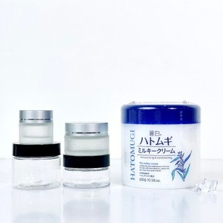 Kem Dưỡng Ẩm Reihaku Hatomugi Moisturizing & Conditioning Milky Cream Làm Sáng Da 300g Duduhouse