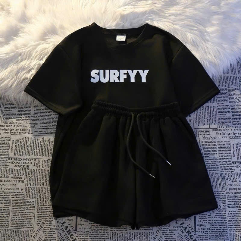 Ảnh Set Đồ Nữ Cotton SUREYY NAD, Bộ Quần Áo Nữ Mặc Nhà Form Rộng Thoáng Mát Bộ Thể Thao Nữ Mùa Hè Tay Lỡ 2