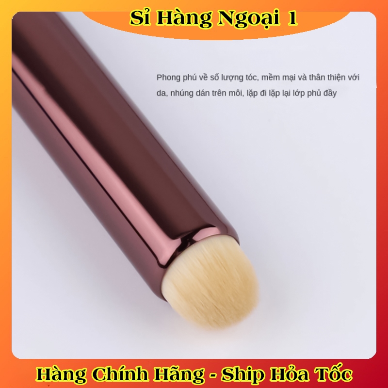 Cọ Tán Son Môi Đầu Tròn Siêu Mịn, Cọ Trang Điểm Giúp Tán Son Không Lem, Khó Trôi Và Che Khuyết Điểm