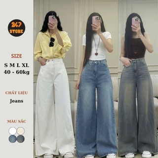247store - Quần Jeans Ống Rộng Tôn Dáng Cạp Cao Unisex (Ống 37cm) - Q.Ong371